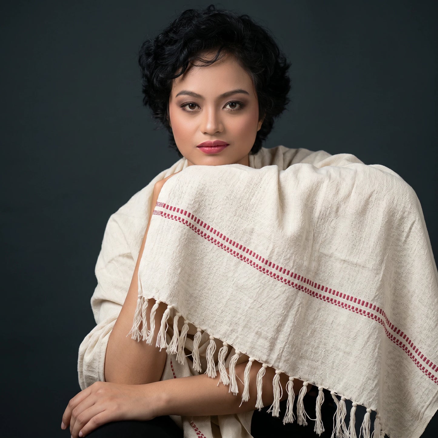 Cotton Shawls with Border
