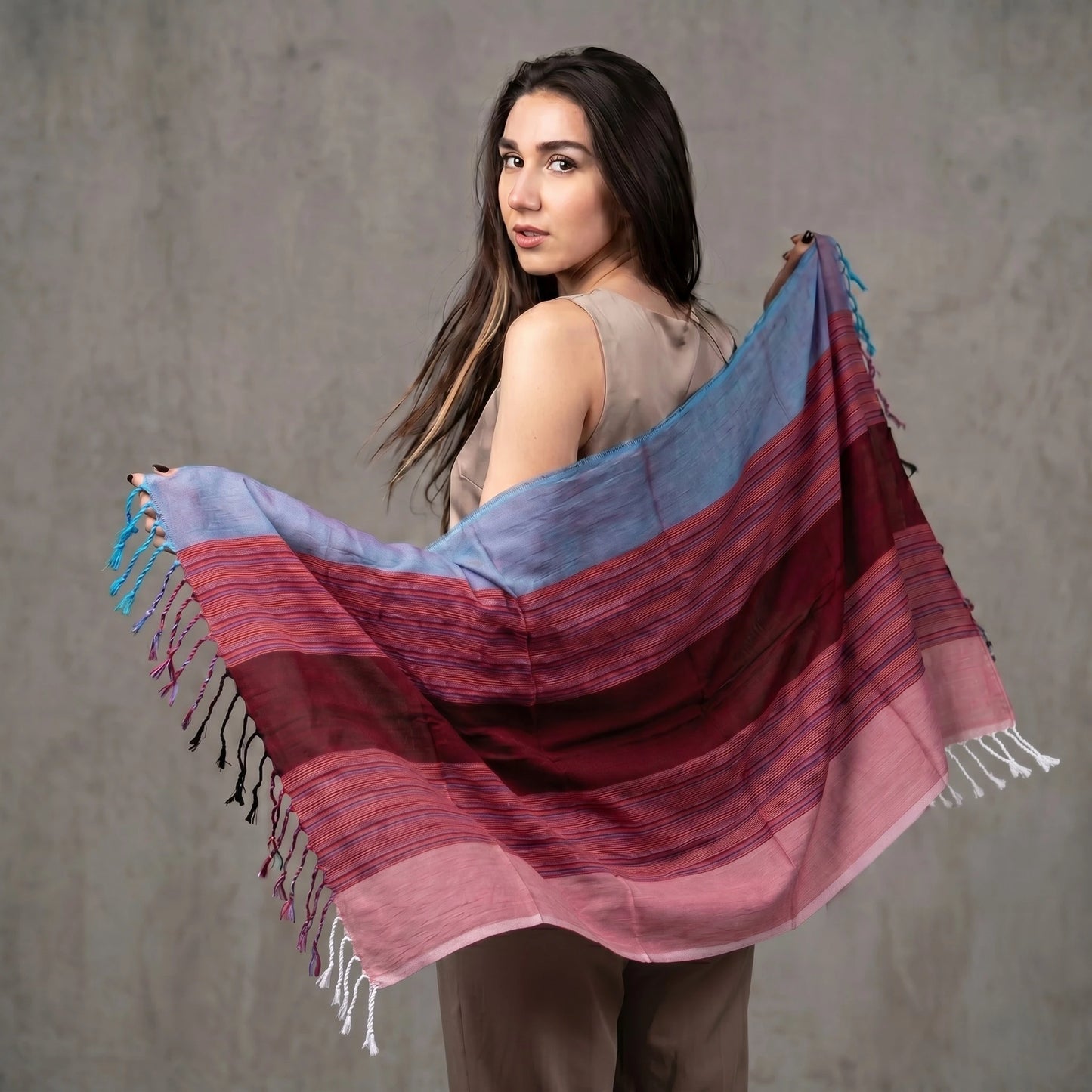 Salad and Flog Shawl
