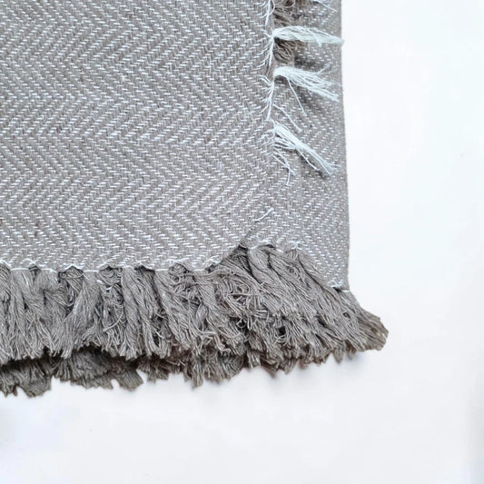 Handmade Cotton Sofa Throw – 100 × 250 cm | Fits 3-Seater Sofa