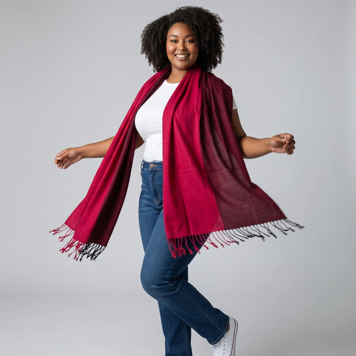 Two-Tone Shawl