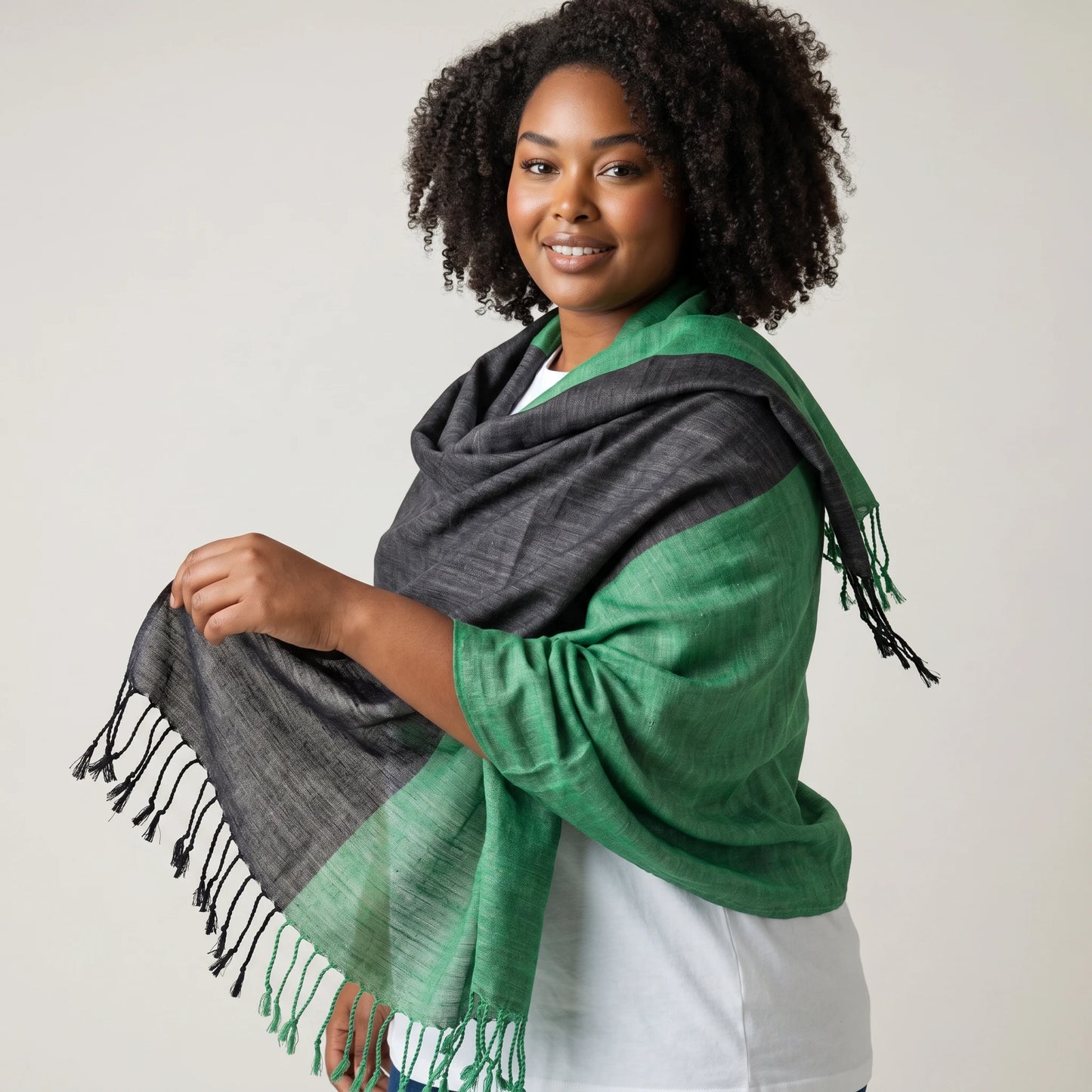 Two-Tone Shawl