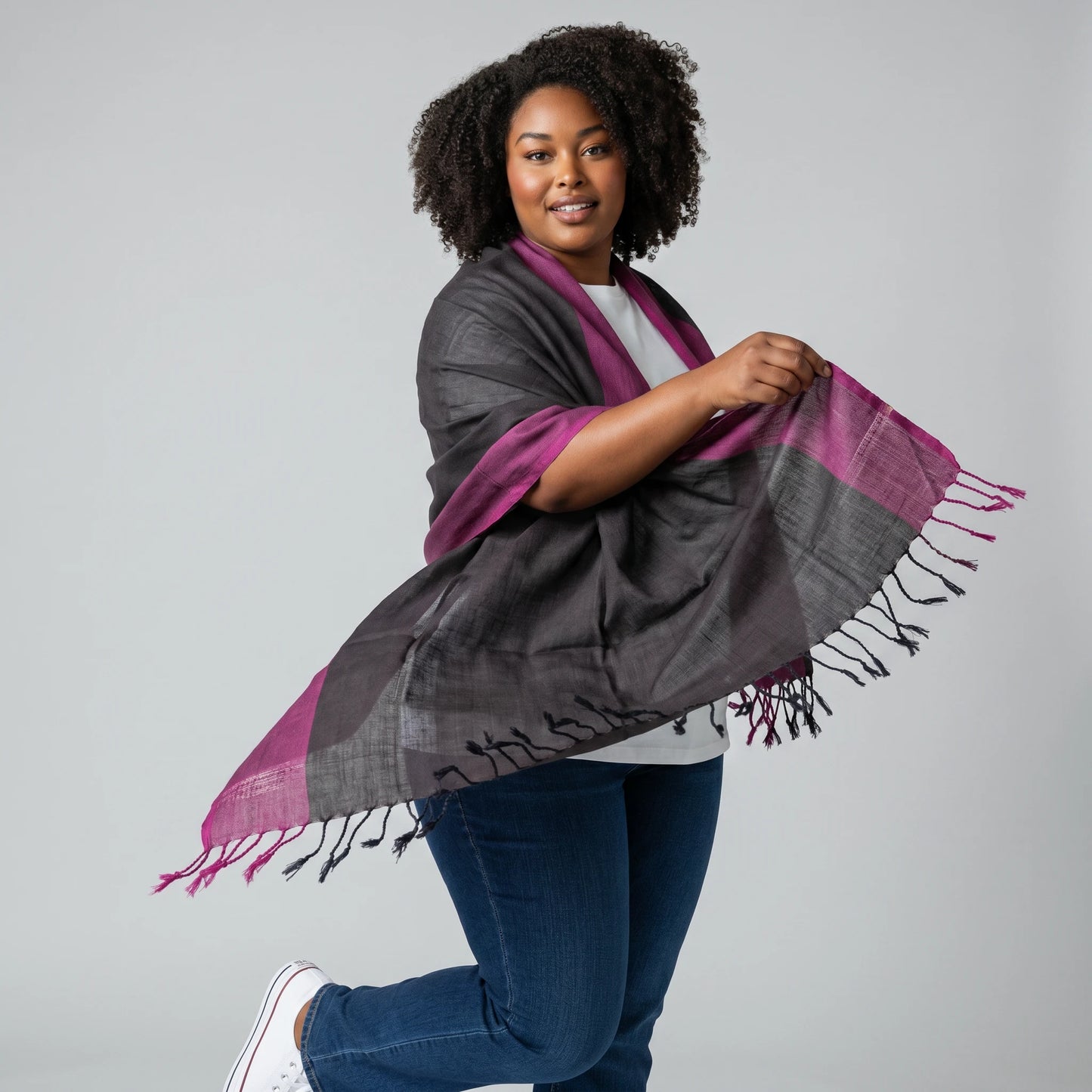 Two-Tone Shawl