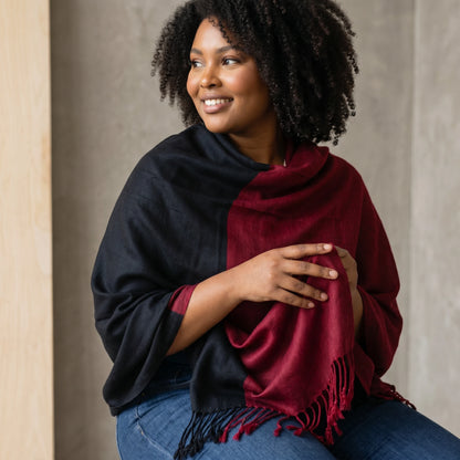 Two-Tone Shawl