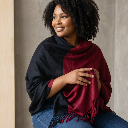 Two-Tone Shawl