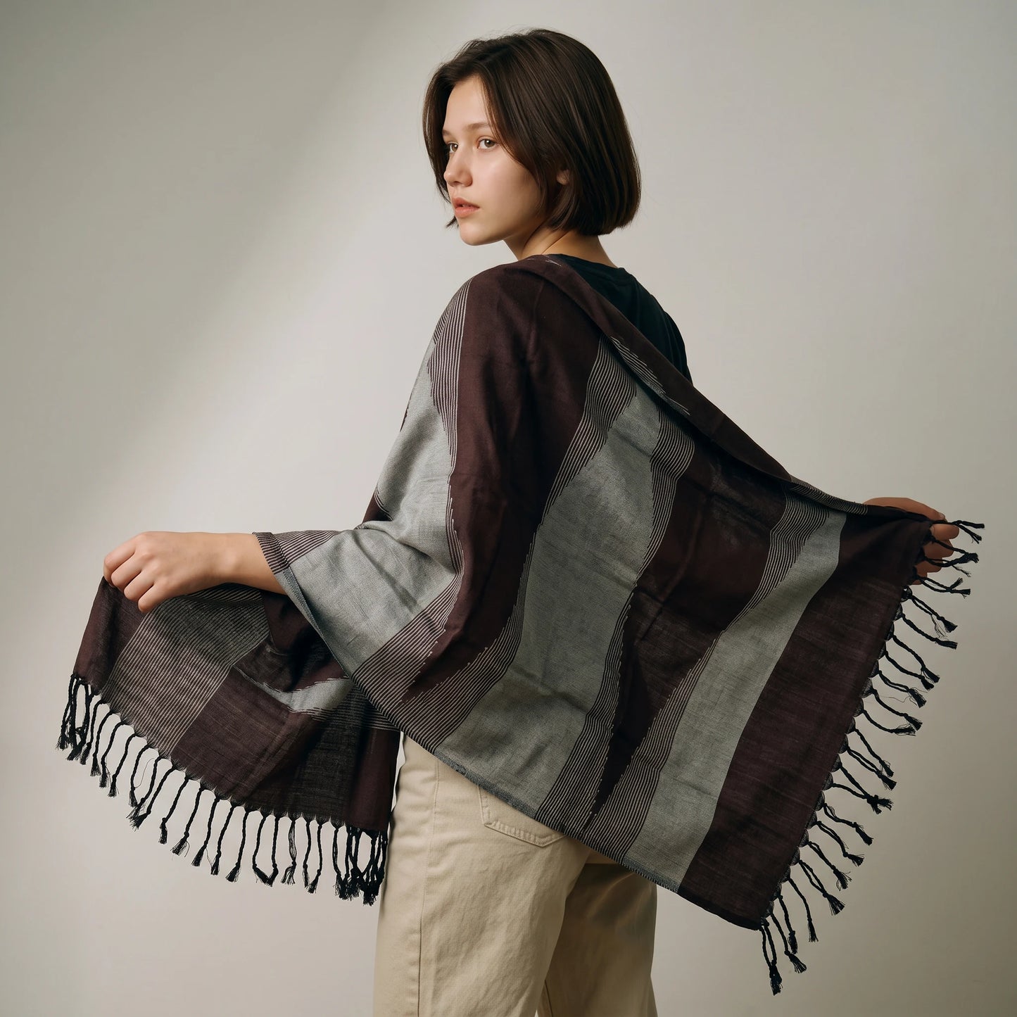 Pyramids Shawl