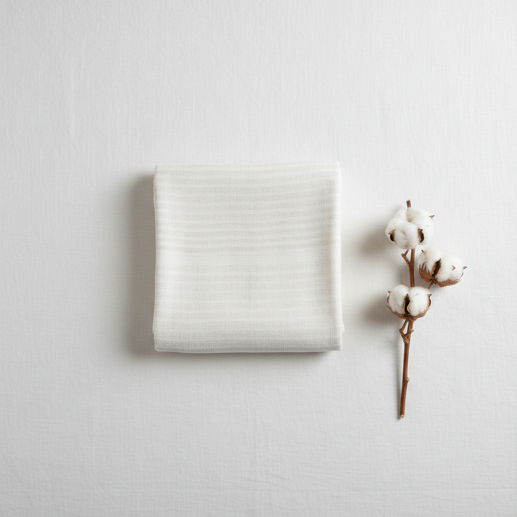 Cotton Shawl - Flat Lay