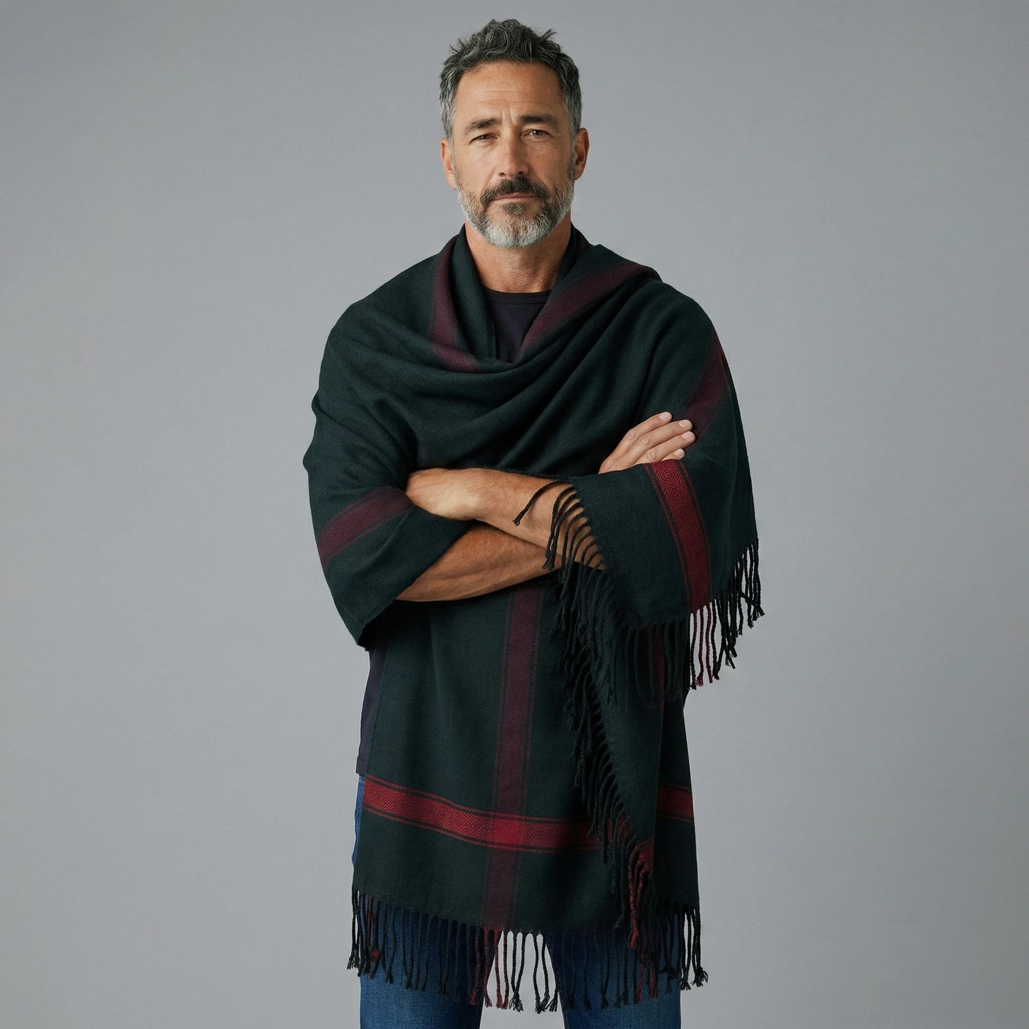 Heavy Wool Shawl - Naqada Hand Crafts